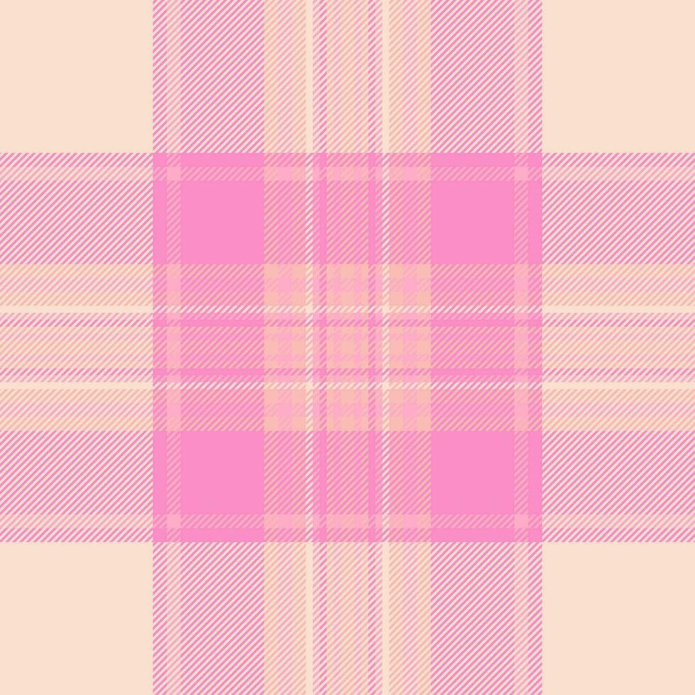 Tartan check seamless of fabric background plaid with a textile vector pattern texture.