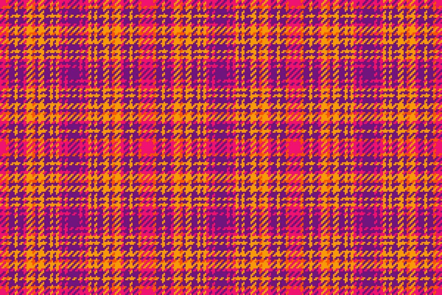 Check plaid texture of fabric pattern vector with a seamless textile background tartan.
