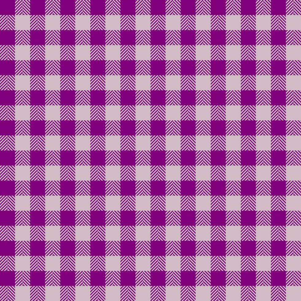 Plaid check pattern. Seamless fabric texture. Tartan textile print. vector