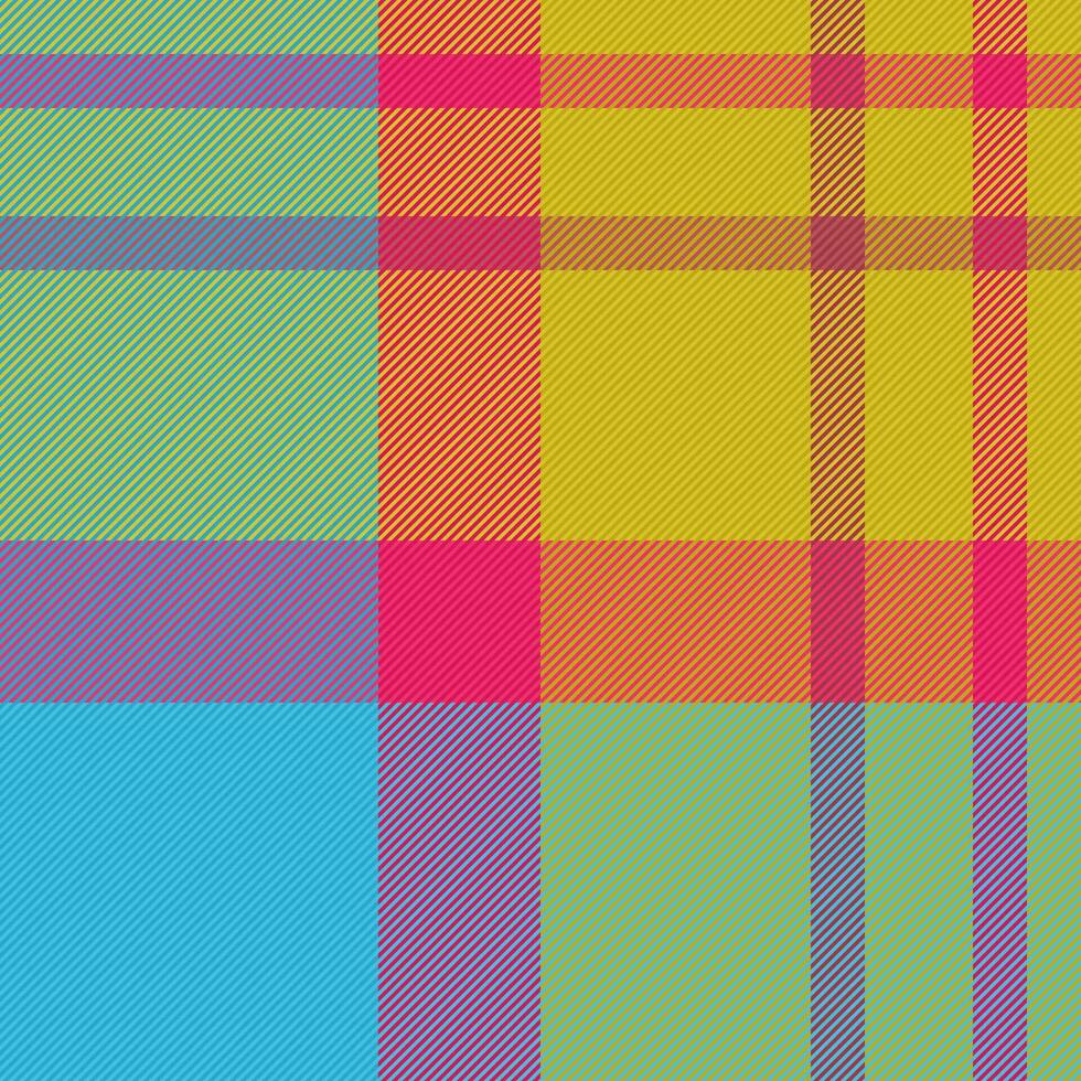 Seamless vector check of texture textile fabric with a background tartan pattern plaid.