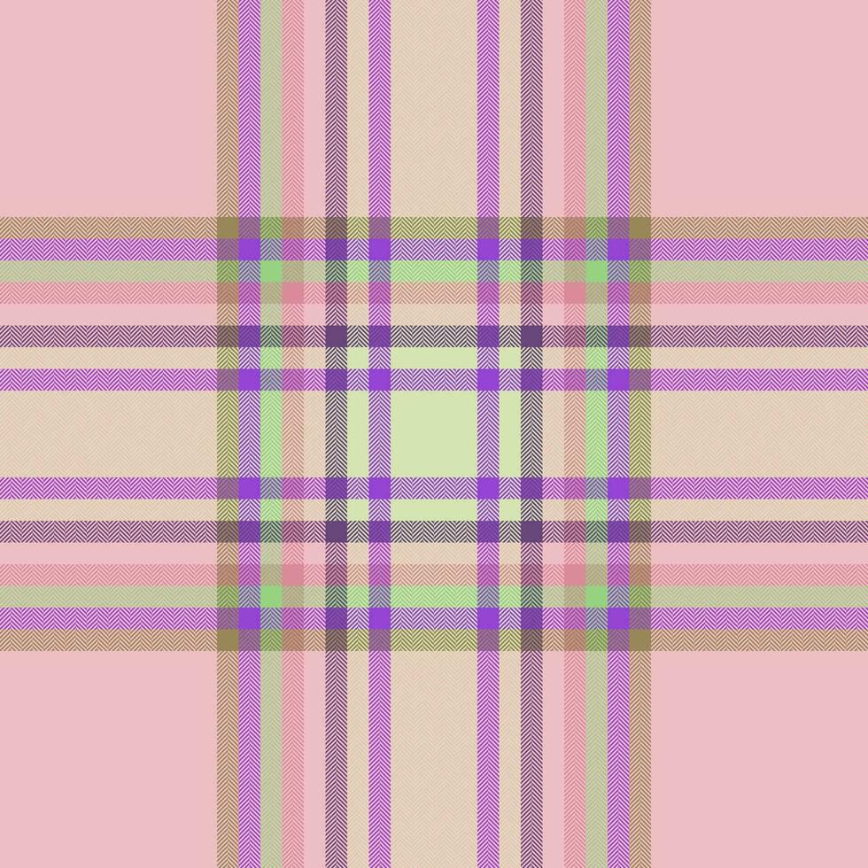 Seamless tartan texture of textile check plaid with a pattern vector background fabric.