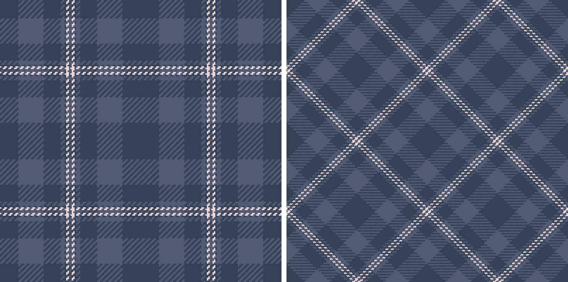 Plaid fabric texture of tartan textile vector with a check seamless background pattern.