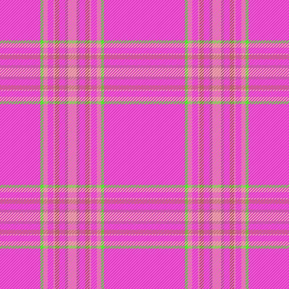 Check seamless tartan of vector texture pattern with a textile plaid background fabric.