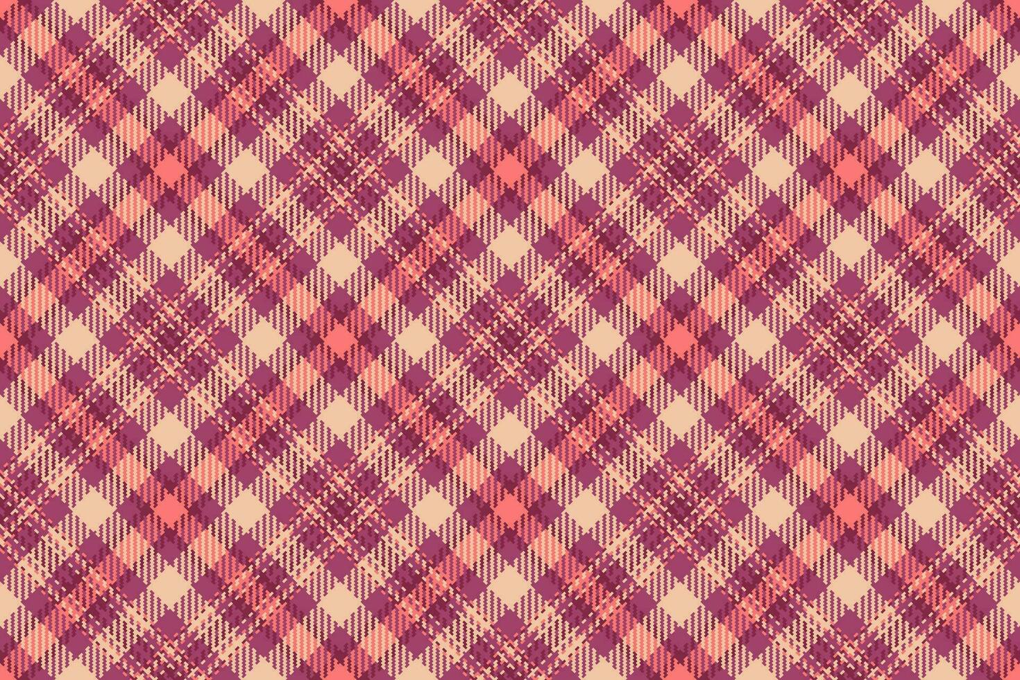 Tartan pattern fabric of seamless check texture with a textile background plaid vector. vector