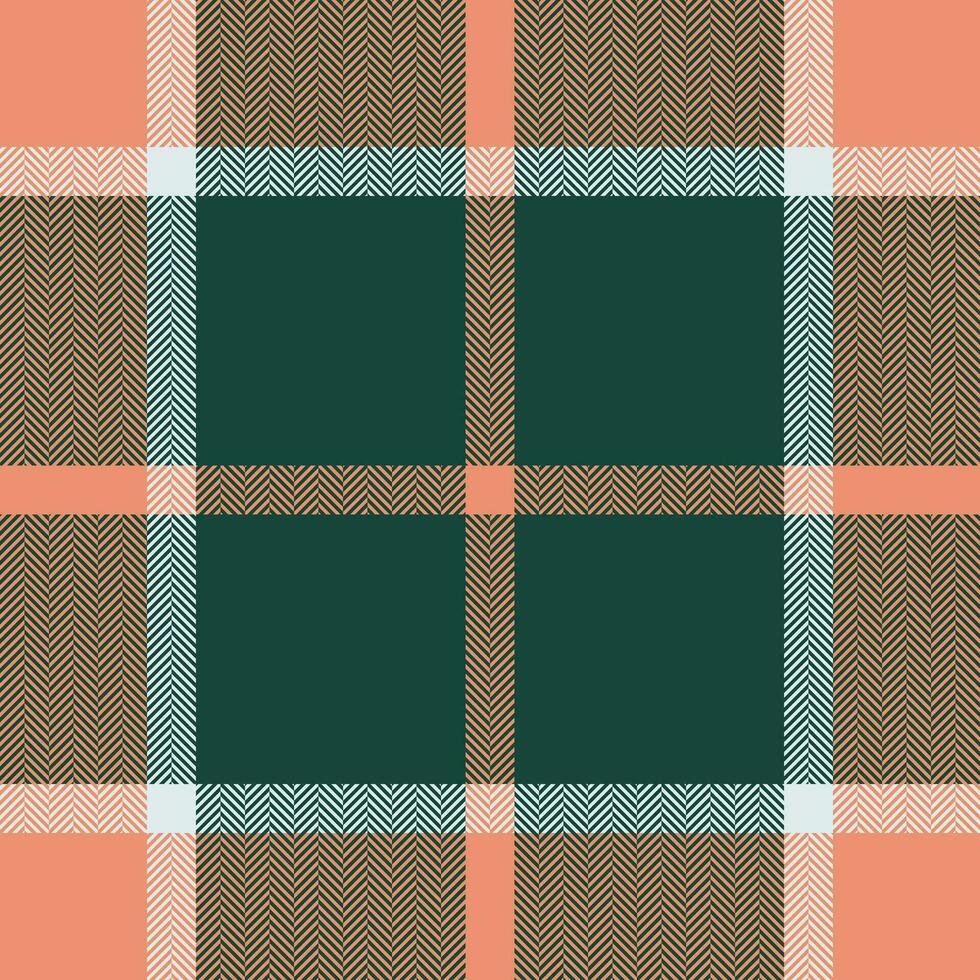 Plaid check pattern. Seamless fabric texture. Tartan textile print. vector