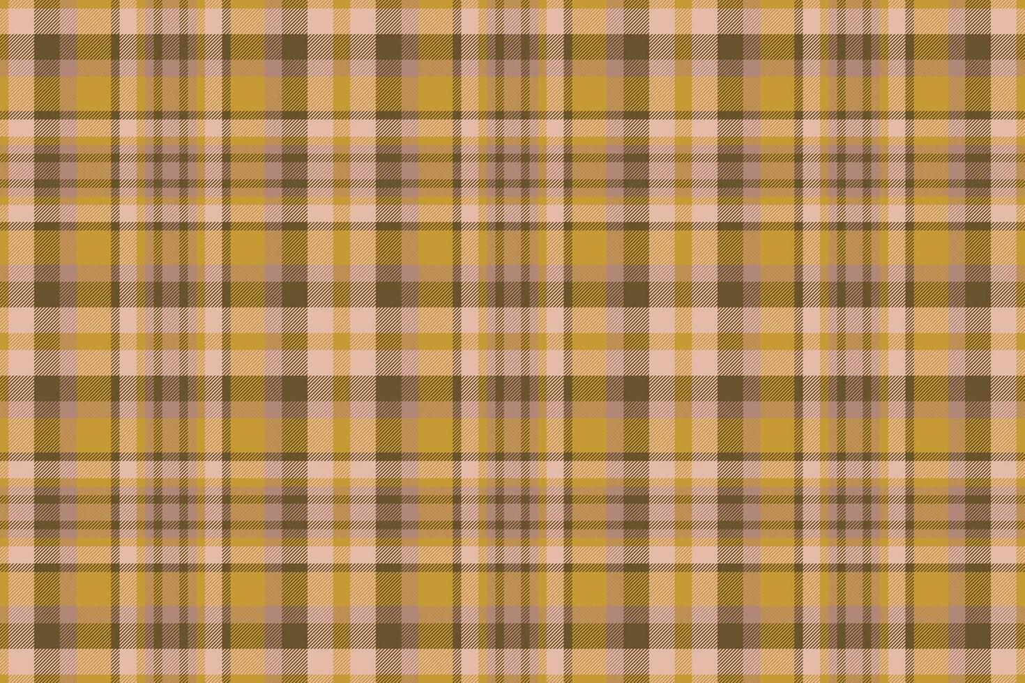 Check seamless vector of textile pattern fabric with a plaid background tartan texture.