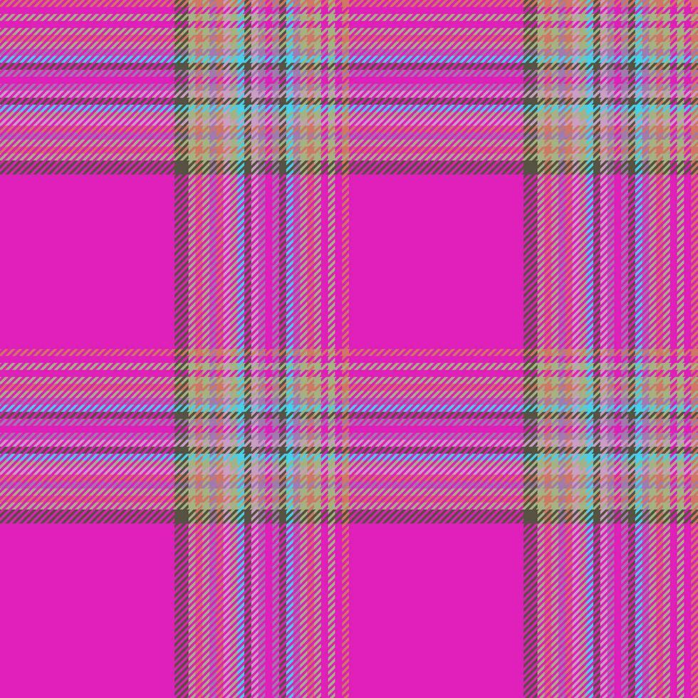 Tartan texture plaid of check fabric vector with a textile seamless pattern background.