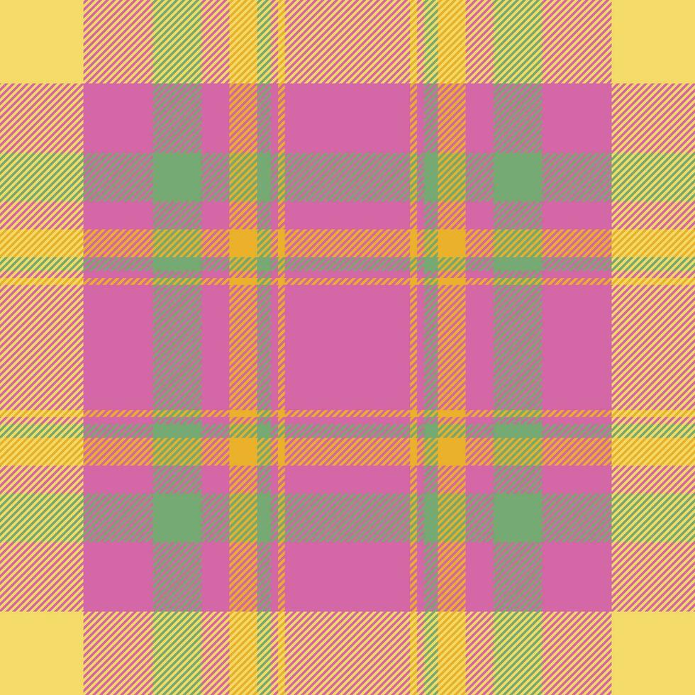 Check background textile of plaid tartan vector with a seamless pattern texture fabric.