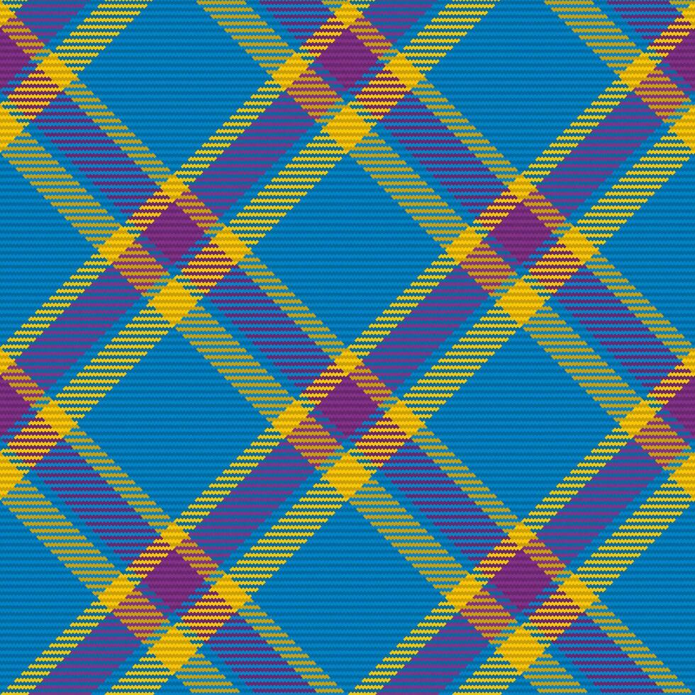 Seamless pattern of scottish tartan plaid. Repeatable background with check fabric texture. Vector backdrop striped textile print.