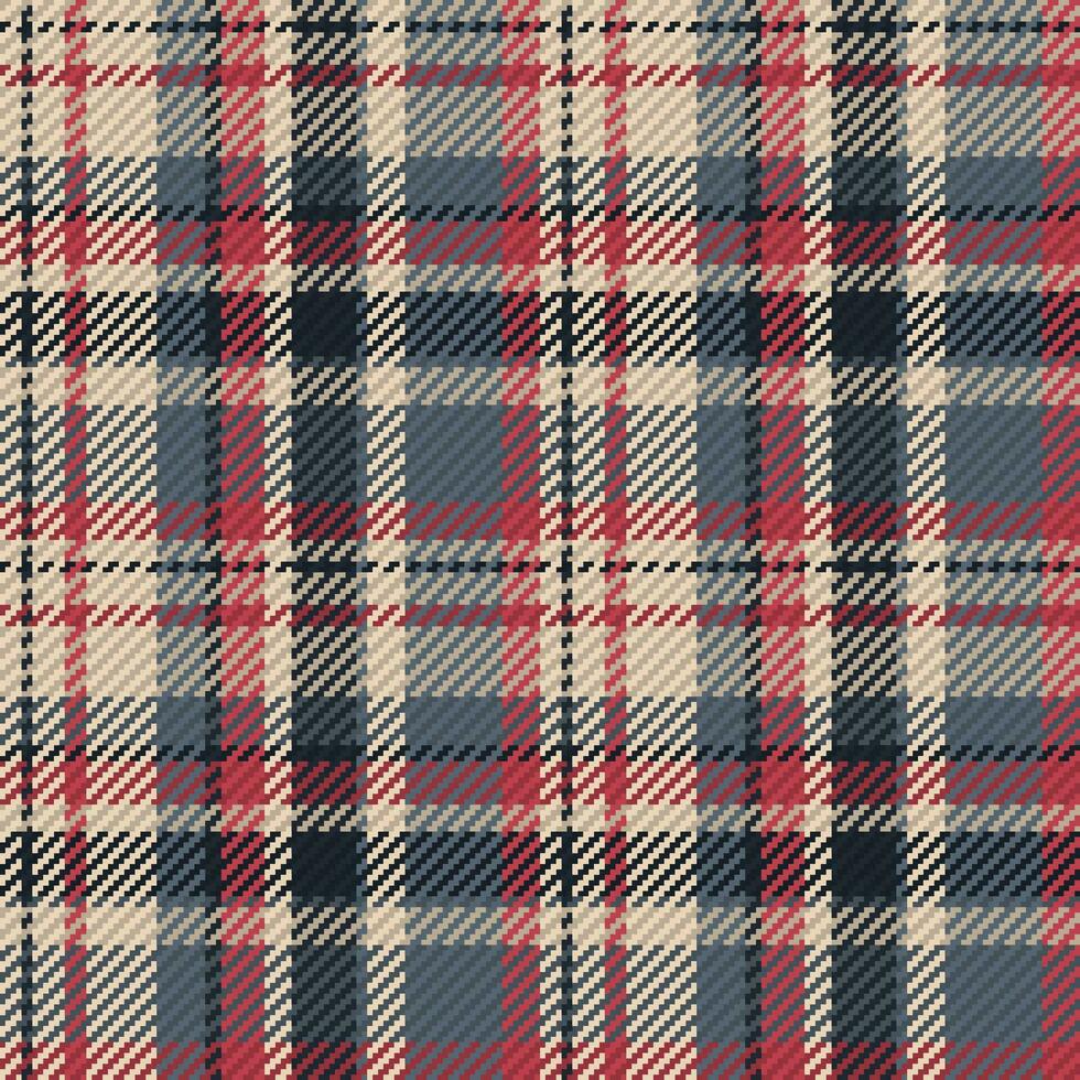 Seamless pattern of scottish tartan plaid. Repeatable background with check fabric texture. Vector backdrop striped textile print.