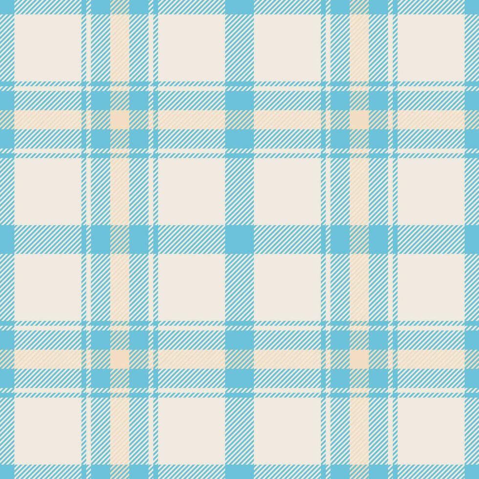 Plaid seamless pattern. Check fabric texture. Vector textile print.