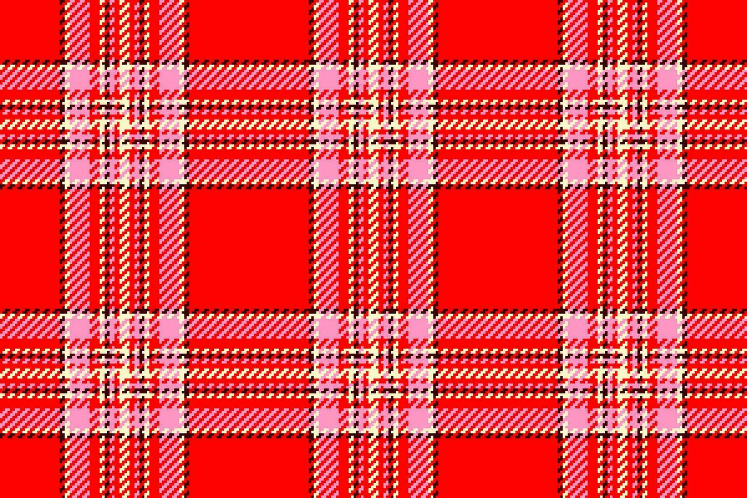 Check textile background of pattern seamless texture with a fabric vector plaid tartan.