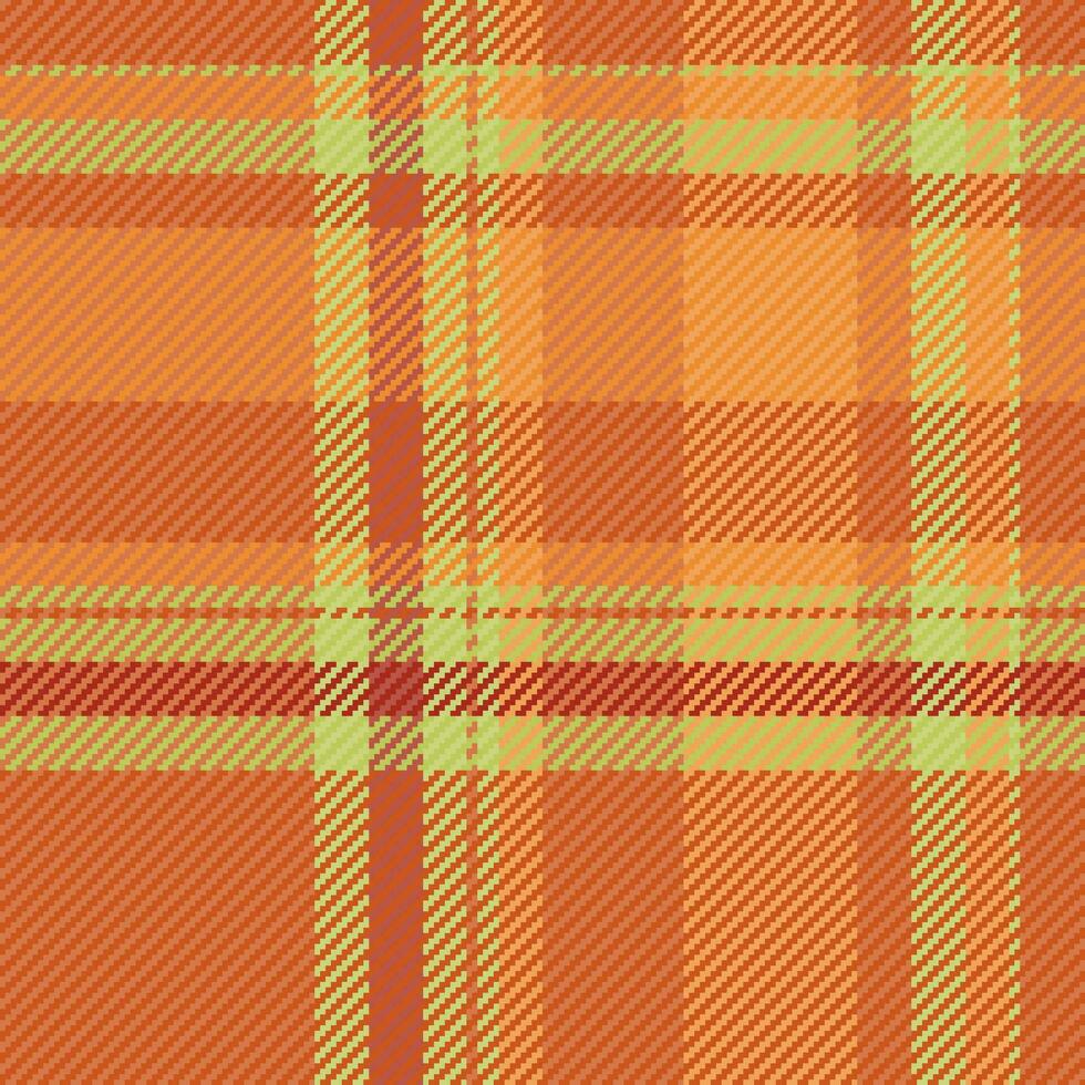 Plaid texture background of check tartan textile with a fabric vector pattern seamless.