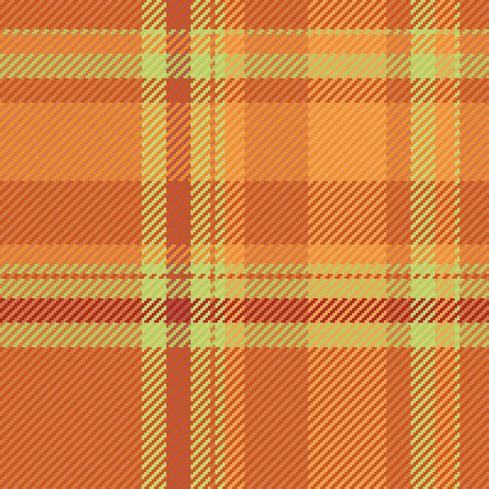 Plaid texture background of check tartan textile with a fabric vector pattern seamless.