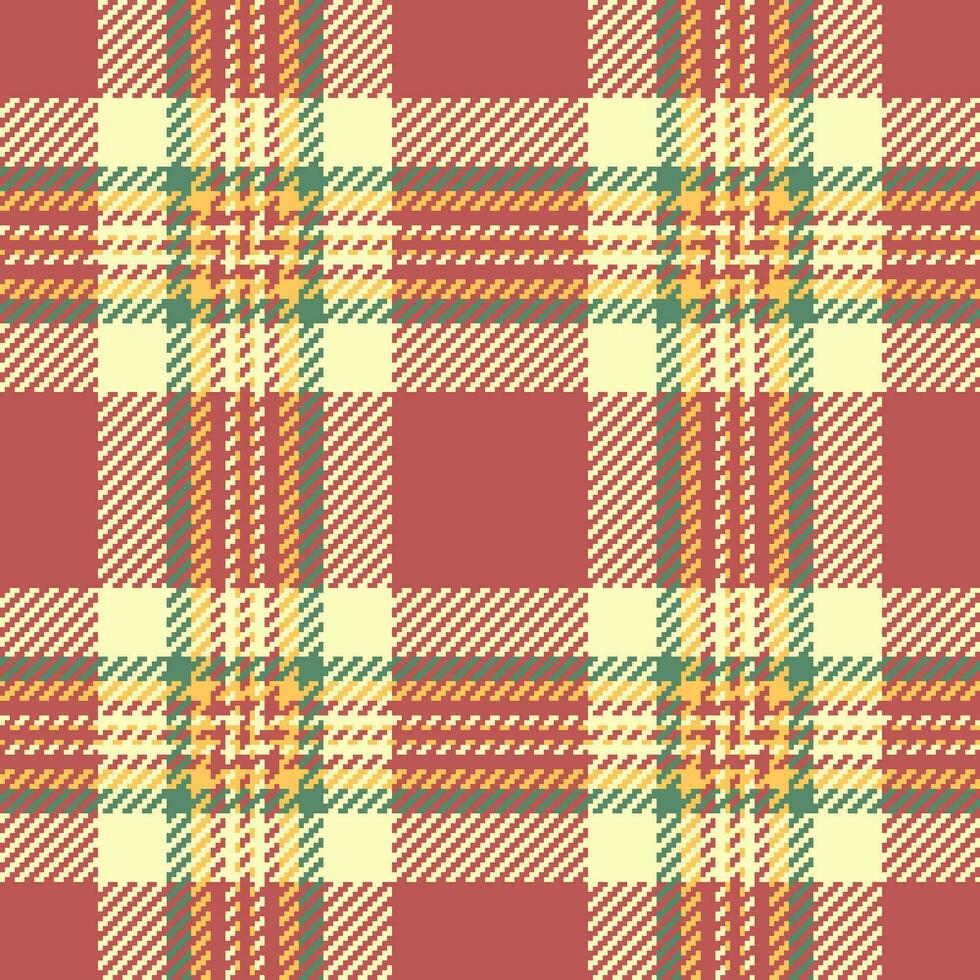 Vector texture tartan of seamless pattern check with a background textile fabric plaid.