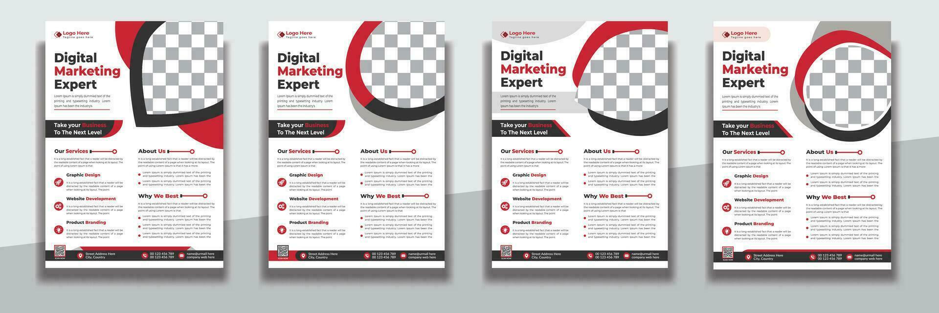 Corporate Business Flyer Design Template, Flyer Design Layout Template in A4, Vector Flyer Design Template, flyer design template vector design.