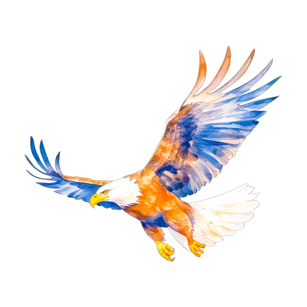 Bald Eagle Bird Hawk Buzzard ai generative png