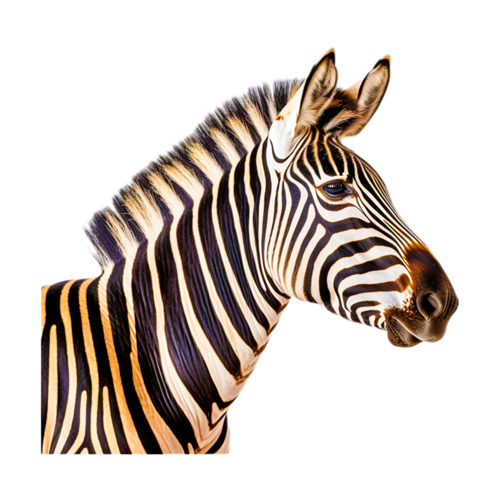 zebra dieren ai generatief png