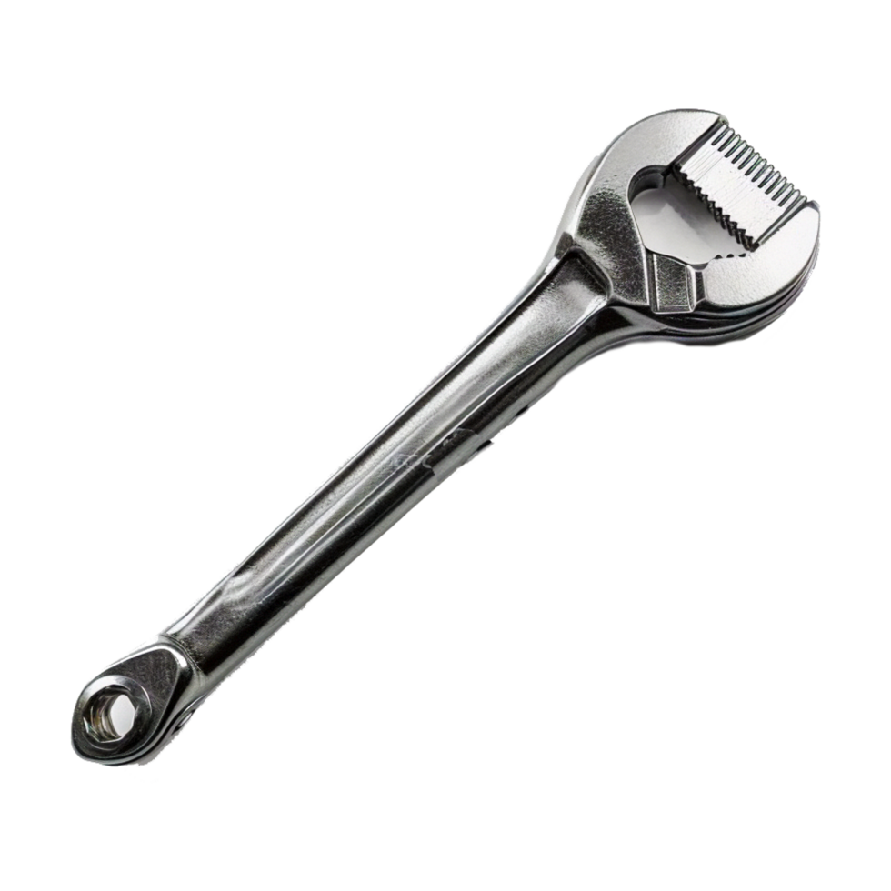 Hand tool Adjustable spanner ai generative png