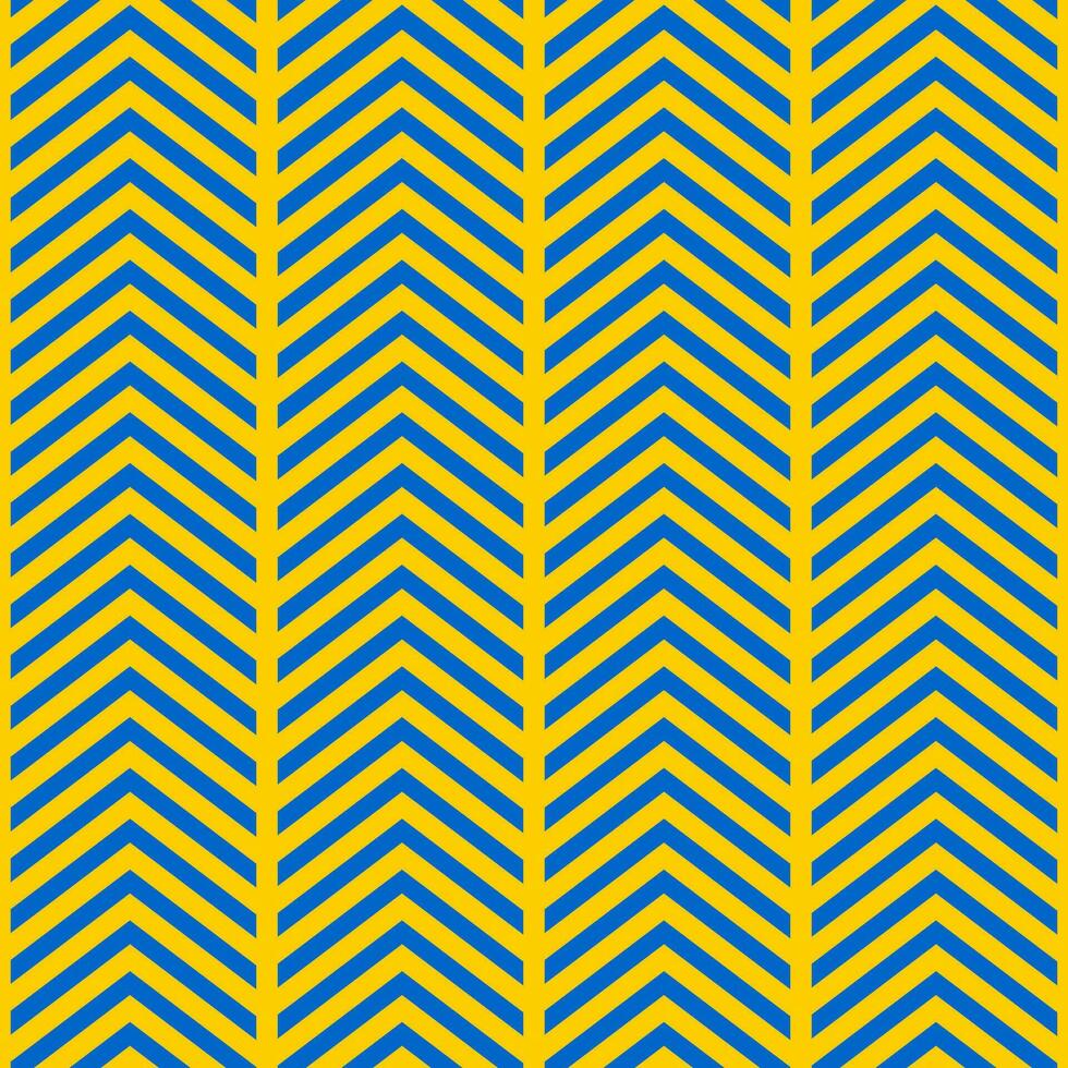 zigzag modelo en azul y amarillo. sin costura modelo en Arte deco estilo para moderno telas, textiles, decorativo papel. vector. vector