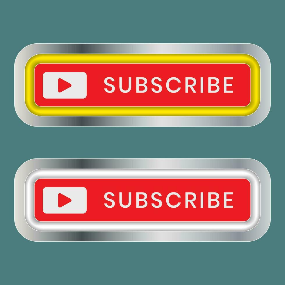 Subscribe button icon vector