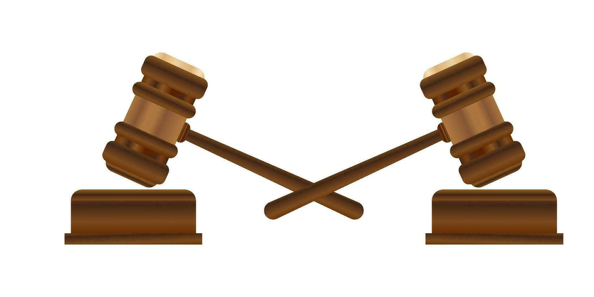Lawyer gavel law firm icons vector