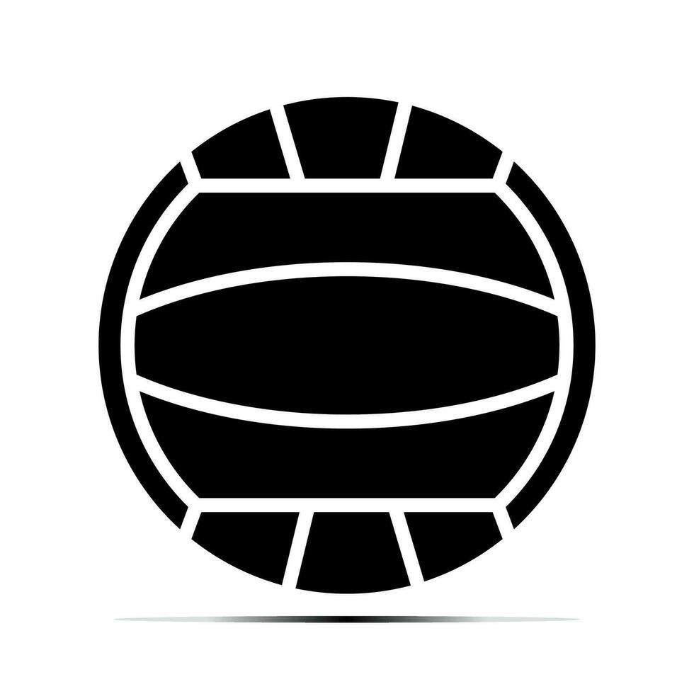 Beach volleyball ball vector flat icons on a transparent background.