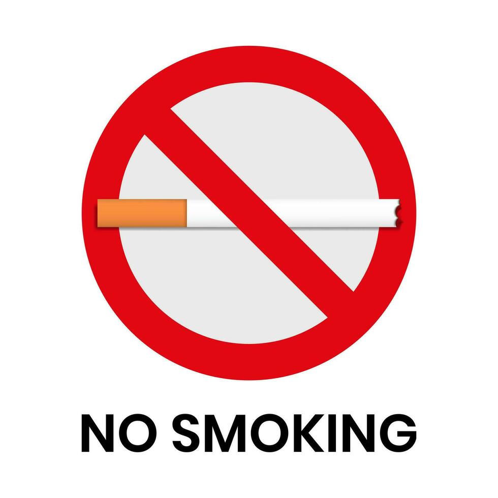 No smoking sign vector