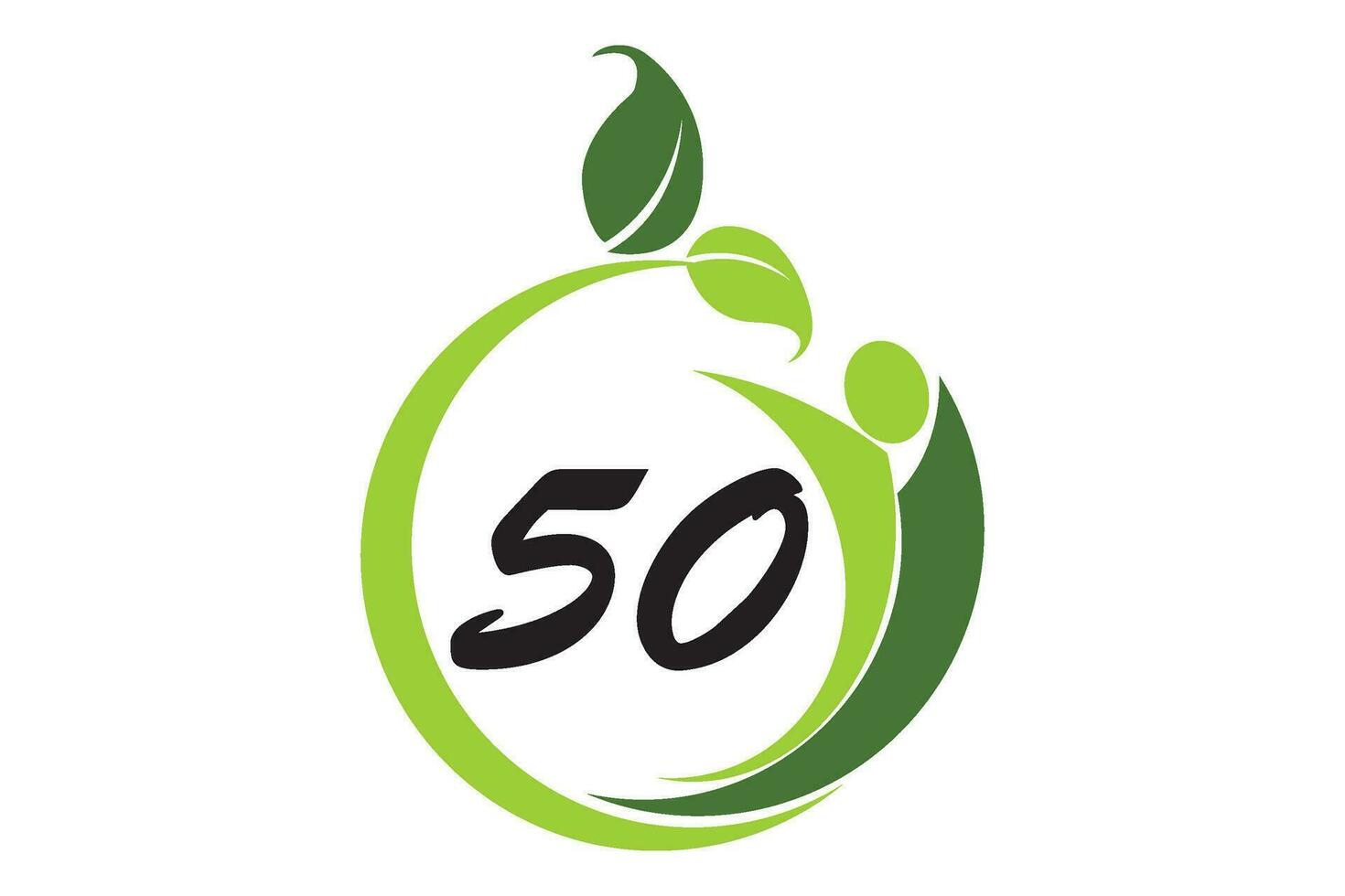 Number 50 Logo Design 26756443 Vector Art at Vecteezy
