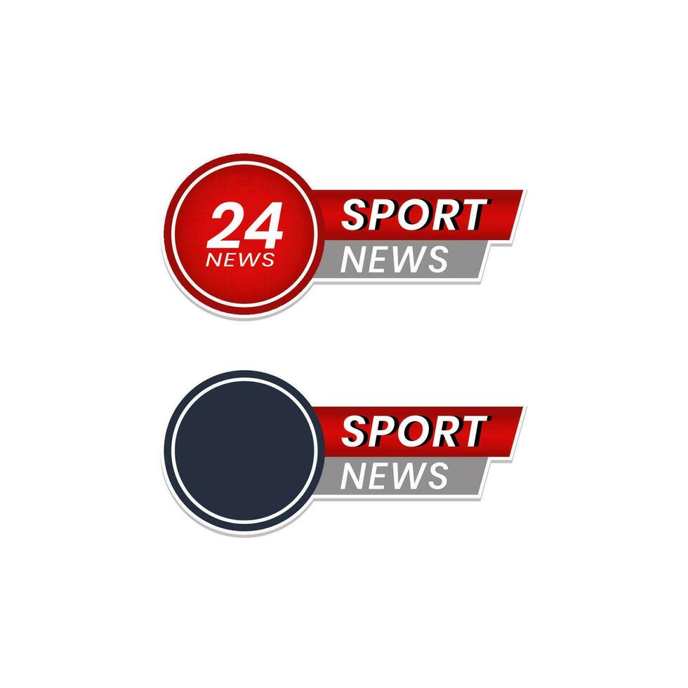 sport news label vector