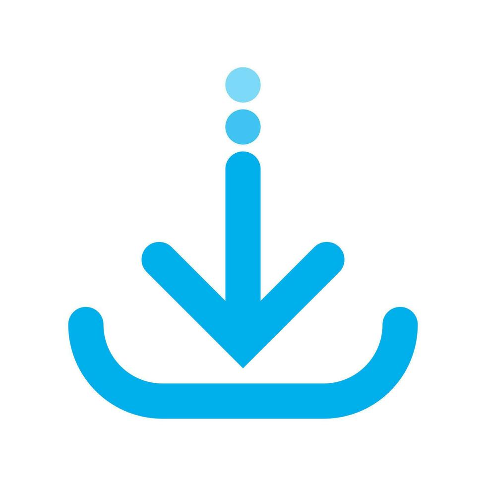 Download icon for the phone application or website vector