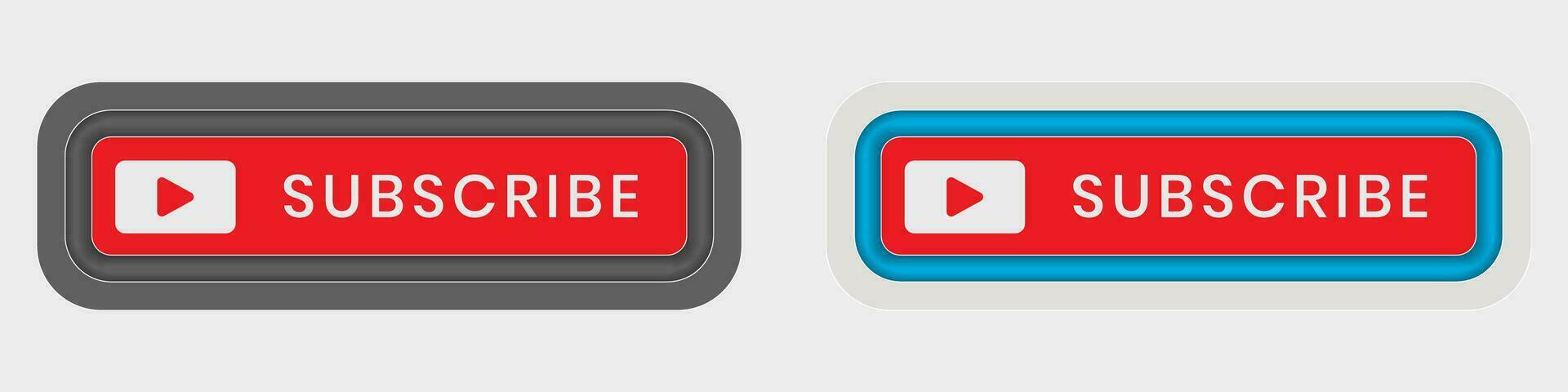 Subscribe button icon vector