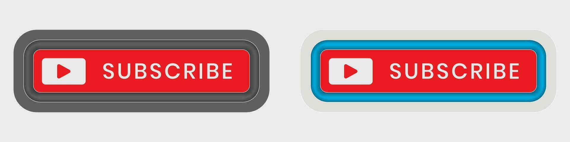 Subscribe button icon vector