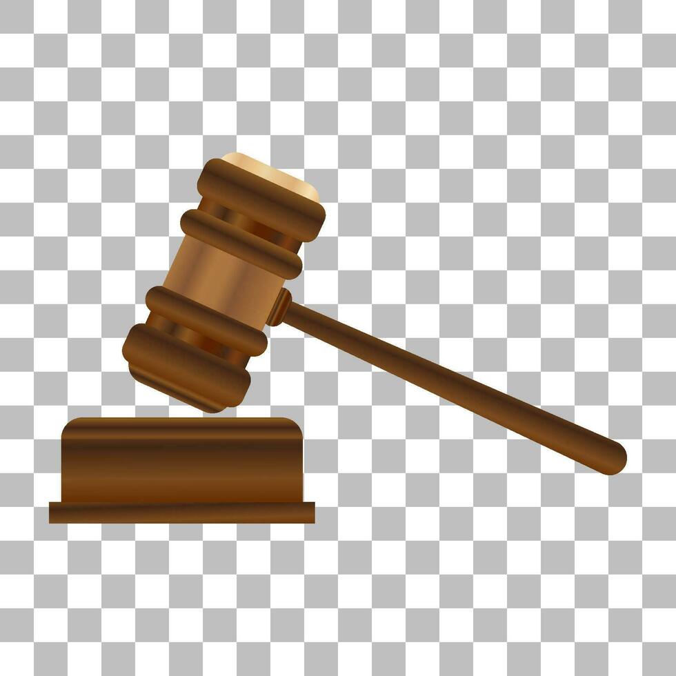 Lawyer gavel law firm icons vector