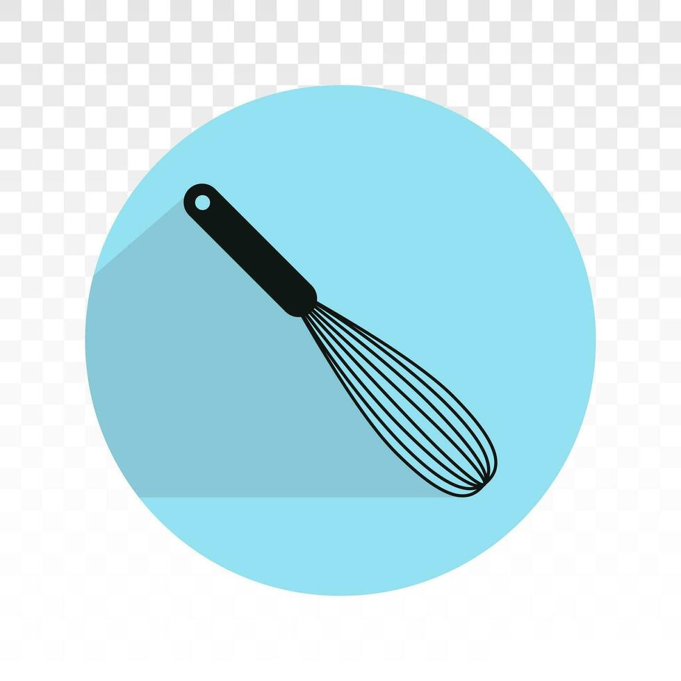 balloon whisk to mixing or whisking the batter. Flat vector icons for cooking applications and websites