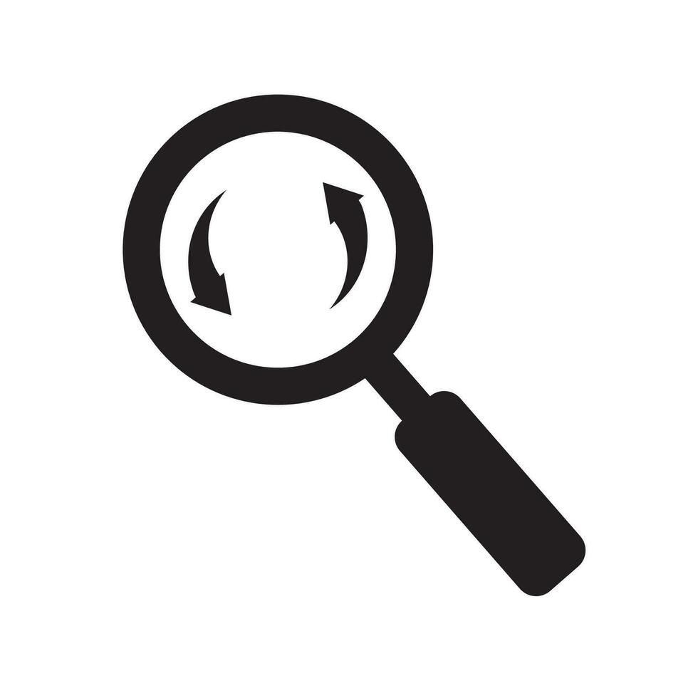 Search icon on a white background vector