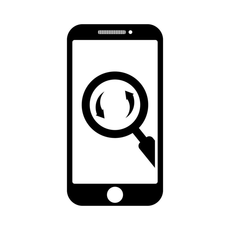 Search icon on a white background vector