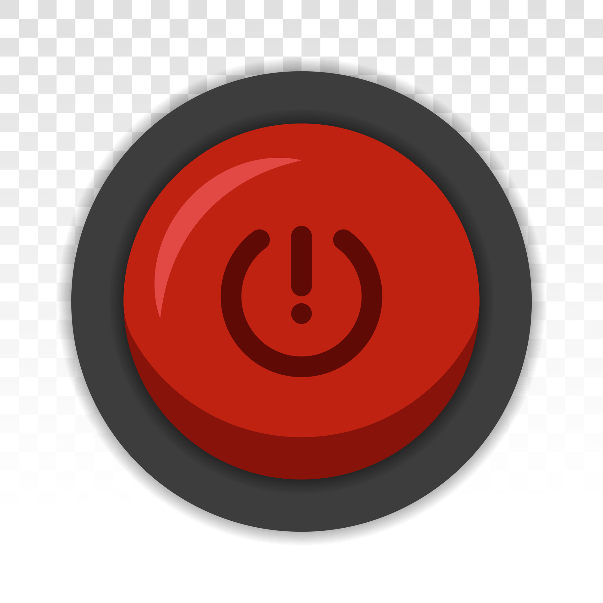 power switch button on or off flat icon for apps or website 26756869 Vector Art at Vecteezy