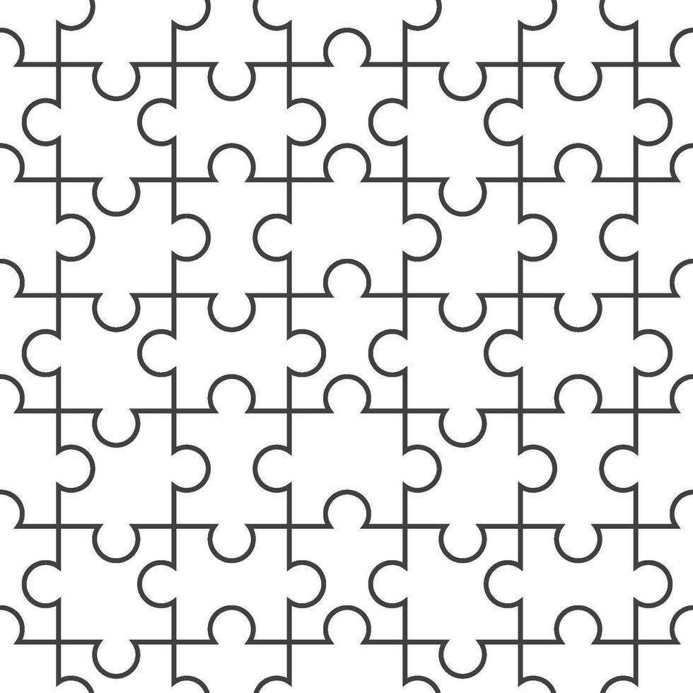 puzzle jigsaw puzzle blank template pattern background 26756905 Vector ...