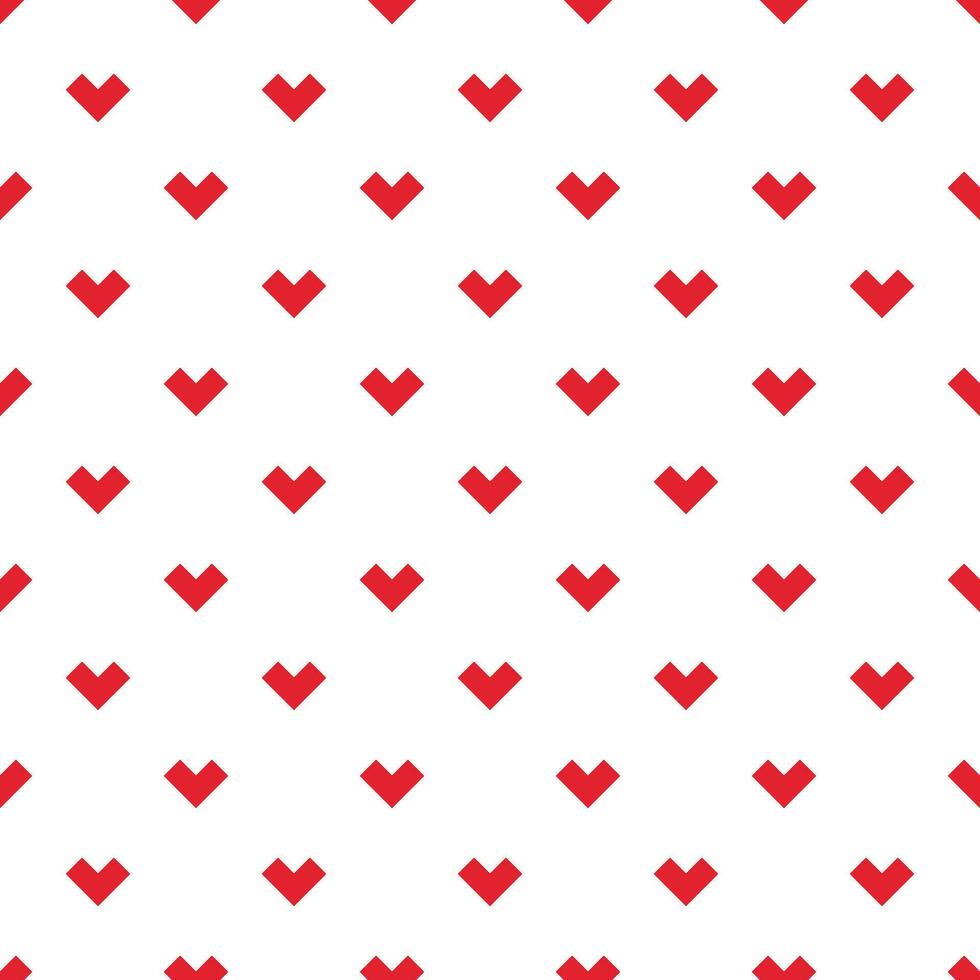 Love heart seamless pattern design vector background. Seamless pattern on Valentine's day. The seamless texture with heart.