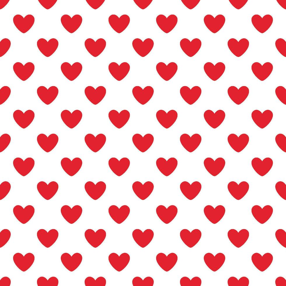 Love heart seamless pattern design vector background. Seamless pattern on Valentine's day. The seamless texture with heart.