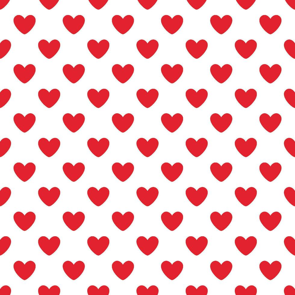 Love heart seamless pattern design vector background. Seamless pattern on Valentine's day. The seamless texture with heart.