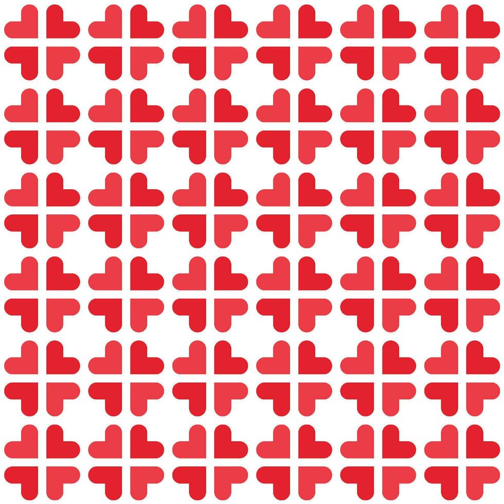 Love heart seamless pattern design vector background. Seamless pattern on Valentine's day. The seamless texture with heart.