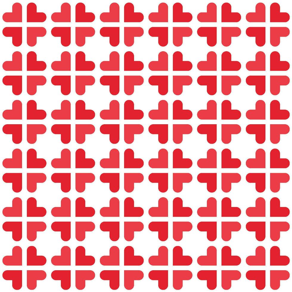 Love heart seamless pattern design vector background. Seamless pattern on Valentine's day. The seamless texture with heart.