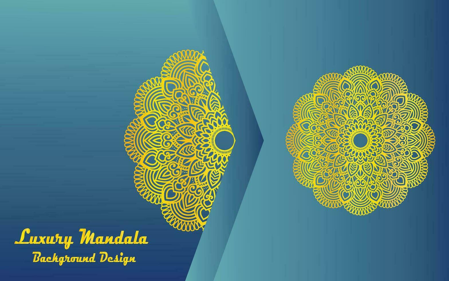 lujo mandala diseño vector modelo