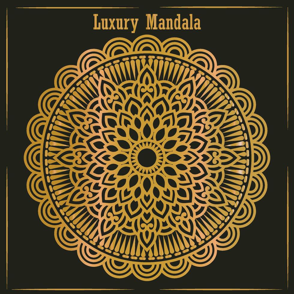 Luxury Mandala Vector Template