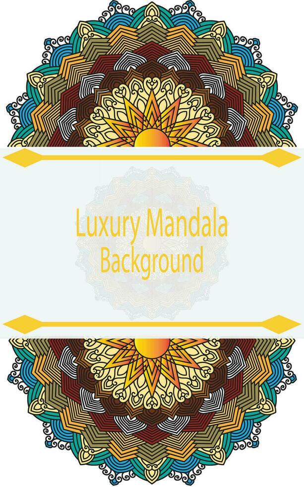 Mandala Design for business template vector