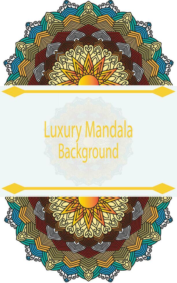 Mandala Design for business template vector