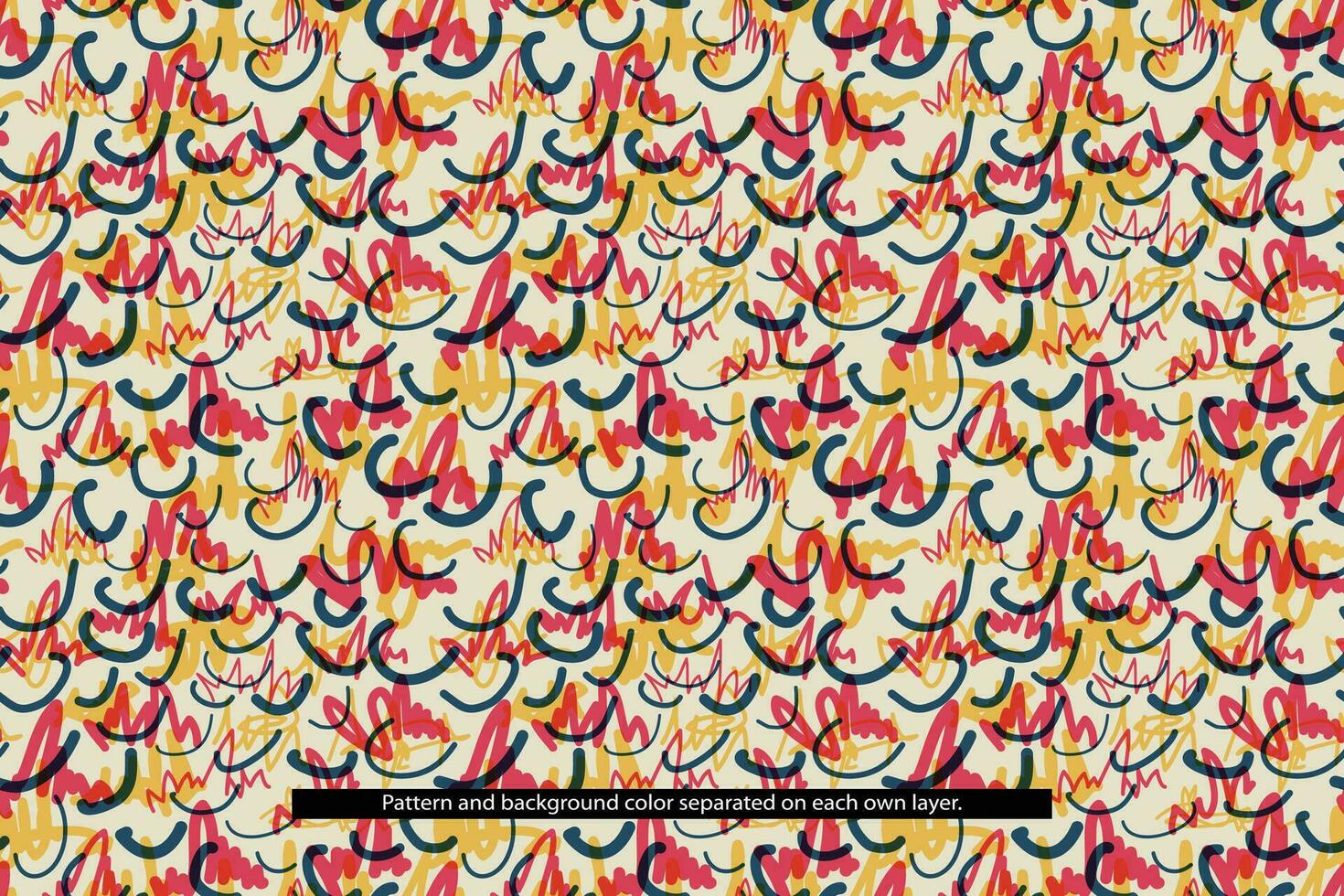 Seamless Abstract Traditional Etnic Hand Drawn Pattern Background vector