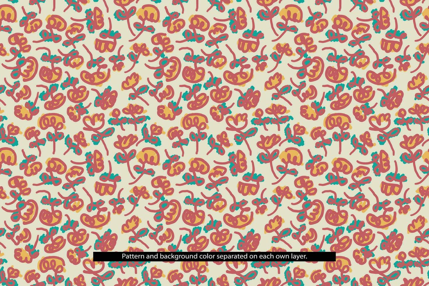 Seamless Abstract Traditional Etnic Hand Drawn Pattern Background vector